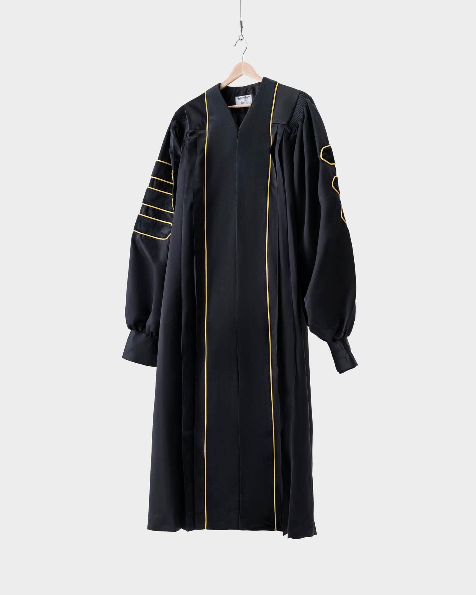 green emerald velvet dress Custom Doctoral Graduation Gown and Hood Package main image 0
