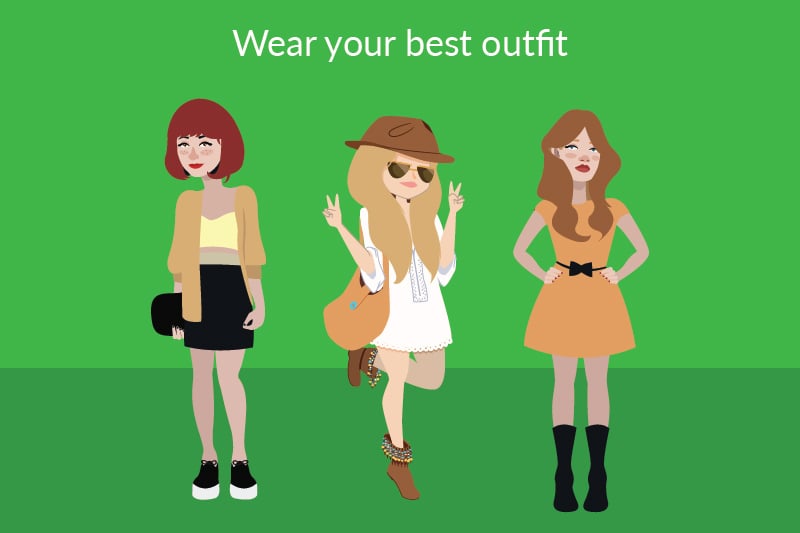 Graduation photo idea: dress to the nines