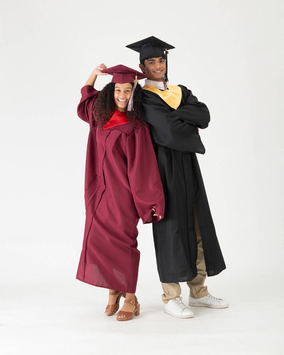 Matte Cap, Gown, Tassel & Stole Package, | Graduation Source Matte Cap, Gown, Tassel & Stole Package, | Graduation Source