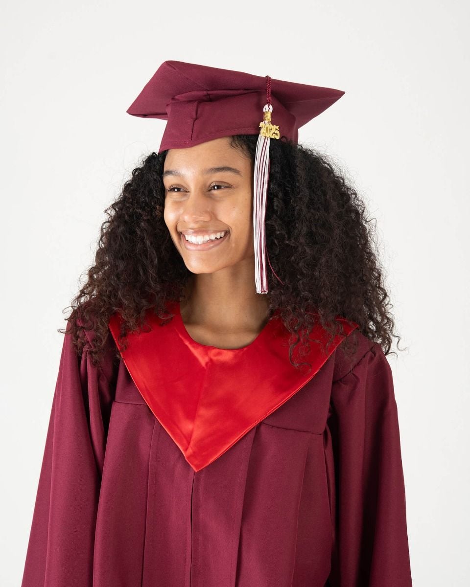 Matte Cap, Gown, Tassel & Stole Package, | Graduation Source Matte Cap, Gown, Tassel & Stole Package, | Graduation Source