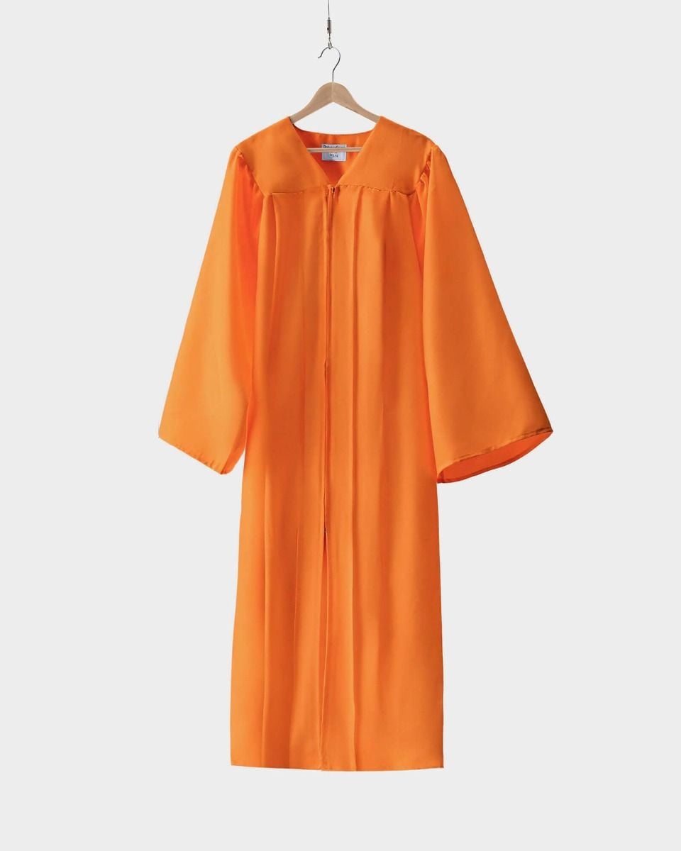 orange dress graduation Hot Orange Formal Prom Evening Graduation Dress HB2015C Size 16W / Other main image 1