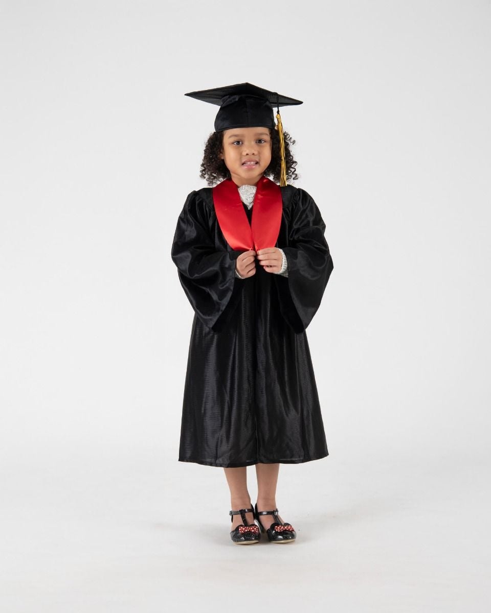 Black Graduation Graduation Gown For Girls Black Satin Mini Ball Gown  Graduation Dress With Lace-up