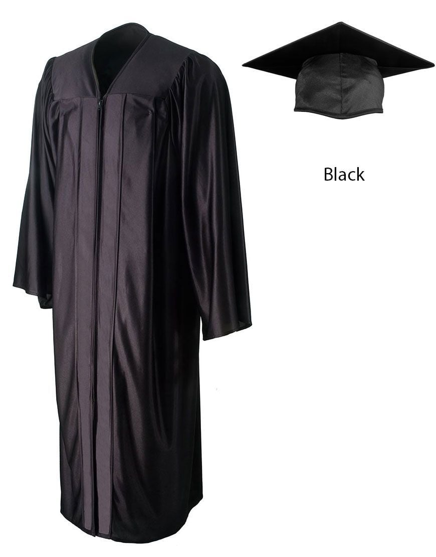 Shiny Cap, Gown & Tassel Package, | Graduation Source