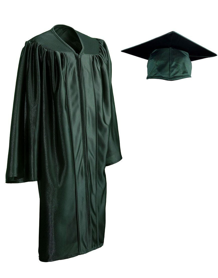 Child Shiny Graduation Cap & Gown | GraduationSource