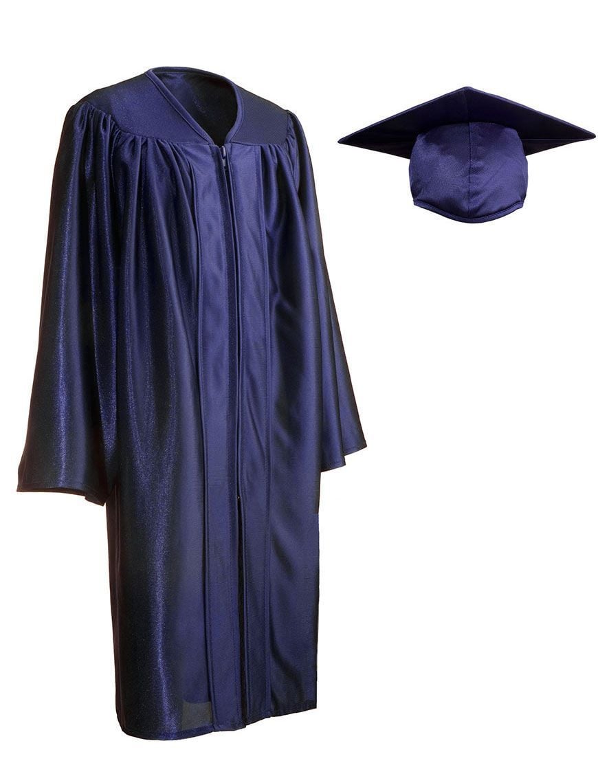 blue dress for graduation ceremony Matte Royal Blue High School Cap & Tassel main image 0