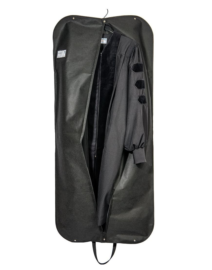 Deluxe Garment Bag, Black | Graduation Source