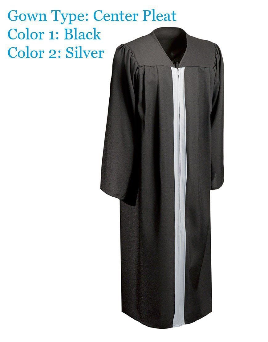 Classic 2-Color Gown, Multicolor | Graduation Source