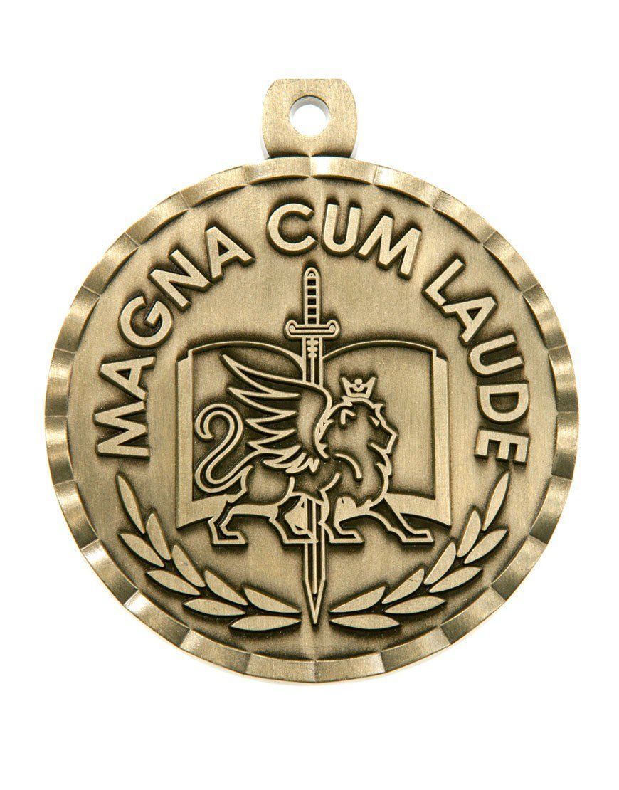Adult Magna Cum Laude Honor Medal With Ribbon