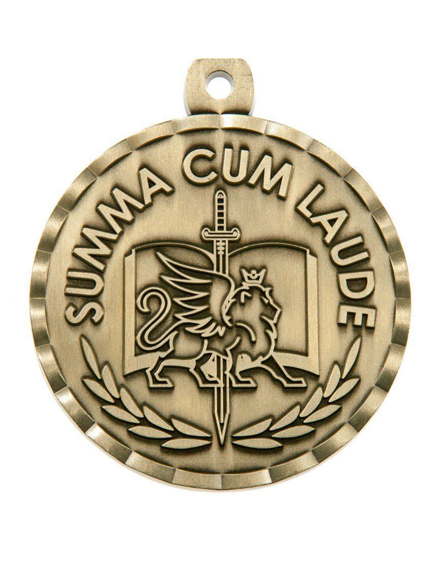 Adult Summa Cum Laude Honor Medal With Ribbon