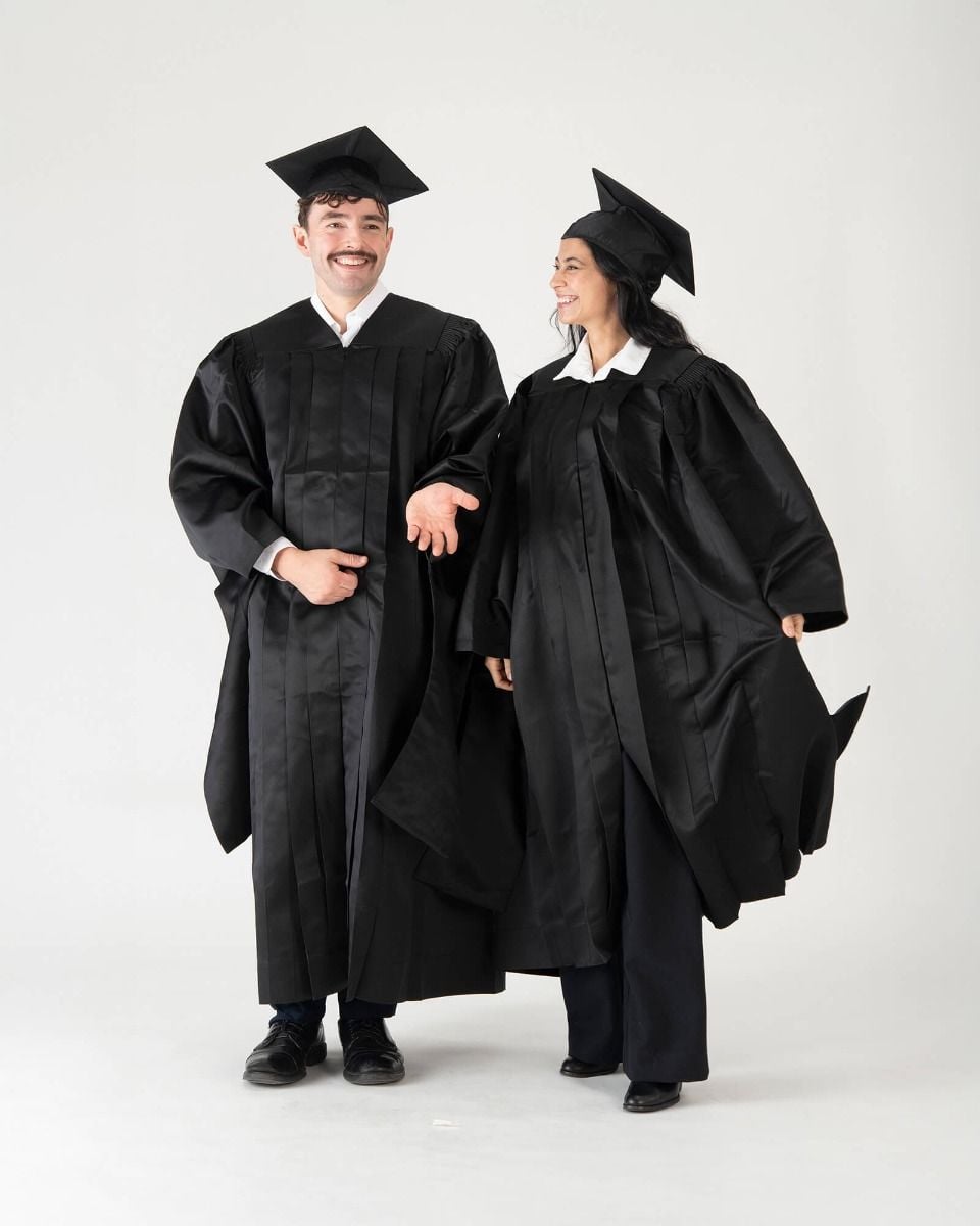 slim fit dress slacks Black Economy Masters Cap, Gown & Tassel Set main image 1