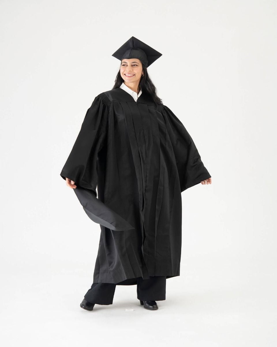 women's black graduation dress Berylove Women Black Graduation Dress Chiffon A Line Cocktail Dress, Black / US18W main image 0