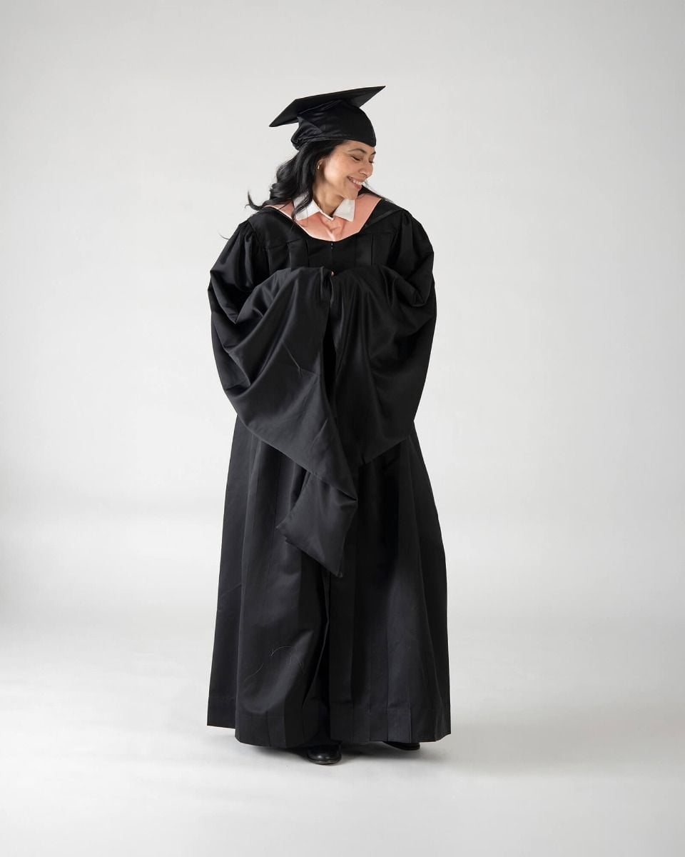 slim fit dress slacks Masters Cap, Gown & Hood Package for Cal State Sacramento Graduation –  Academic Hoods main image 0