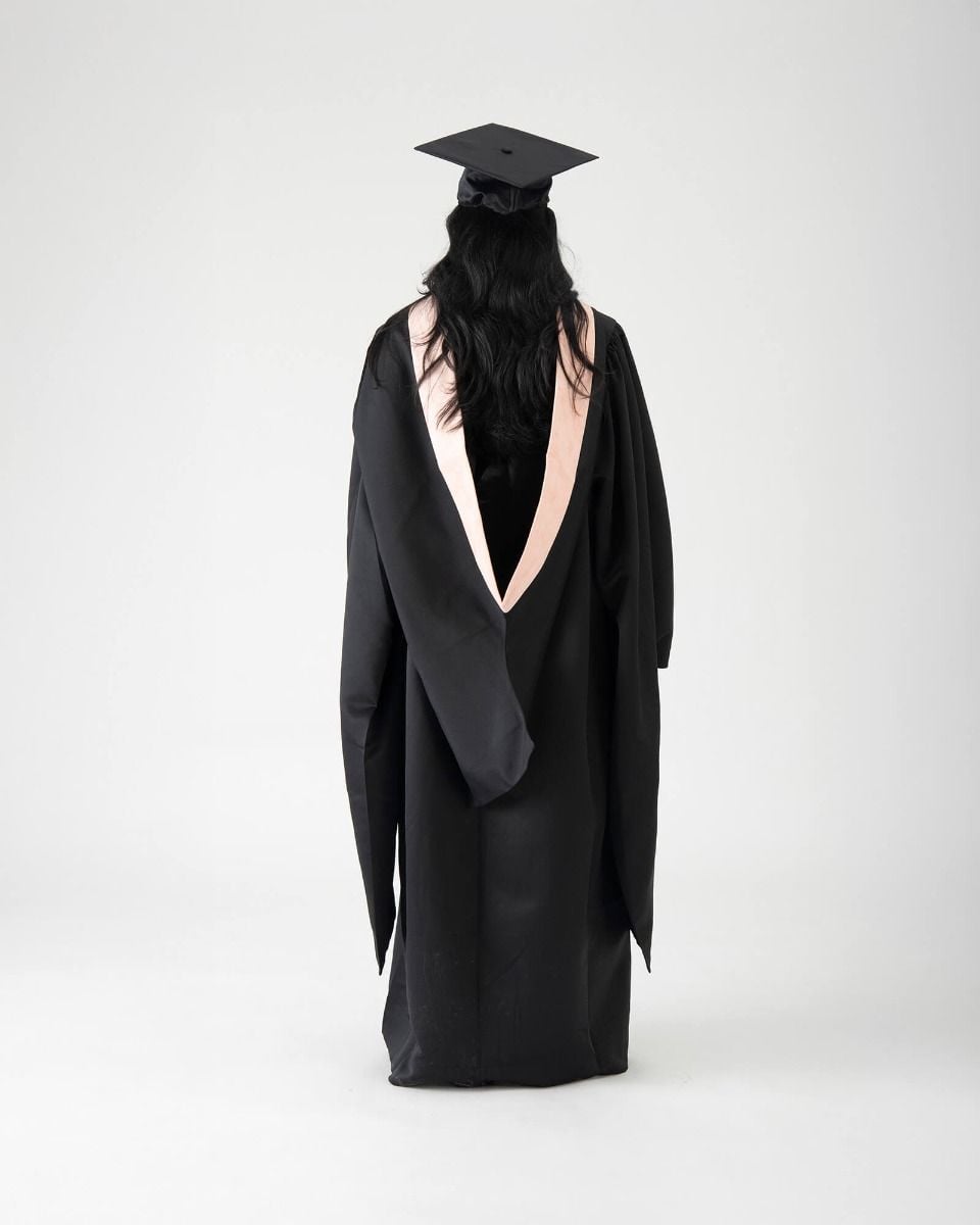 Classic+ Plus Masters Cap & Gown, Black | Graduation Source Classic+ Plus Masters Cap & Gown, Black | Graduation Source