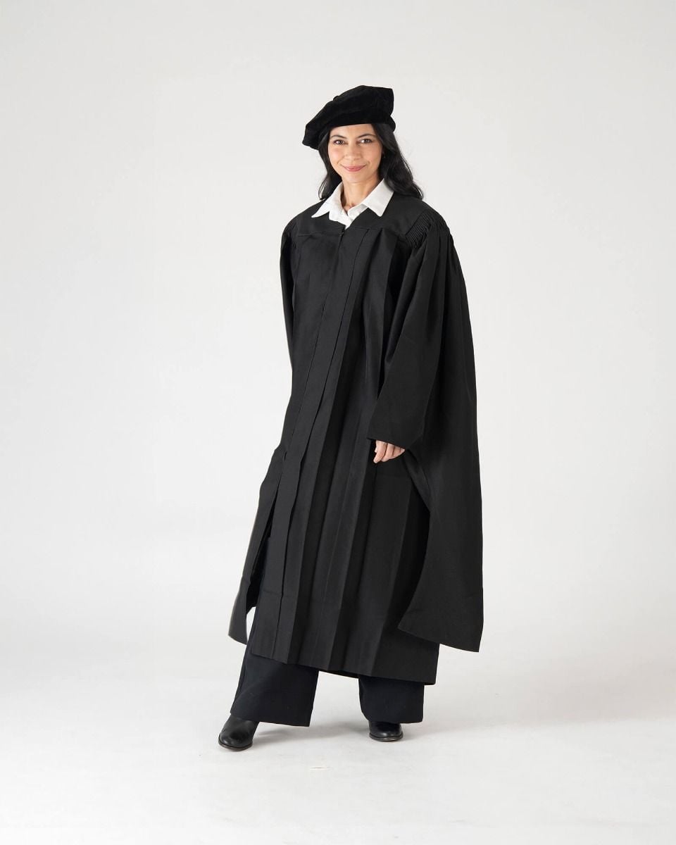 slim fit dress slacks Classic Masters Graduation Gown main image 0