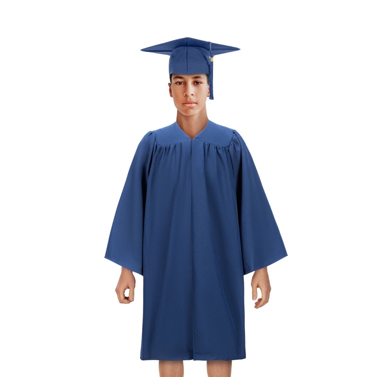 graduation dress for boys Child Essentials Matte Cap, Gown, Tassel & Diploma Package, casual graduation outfits for guys