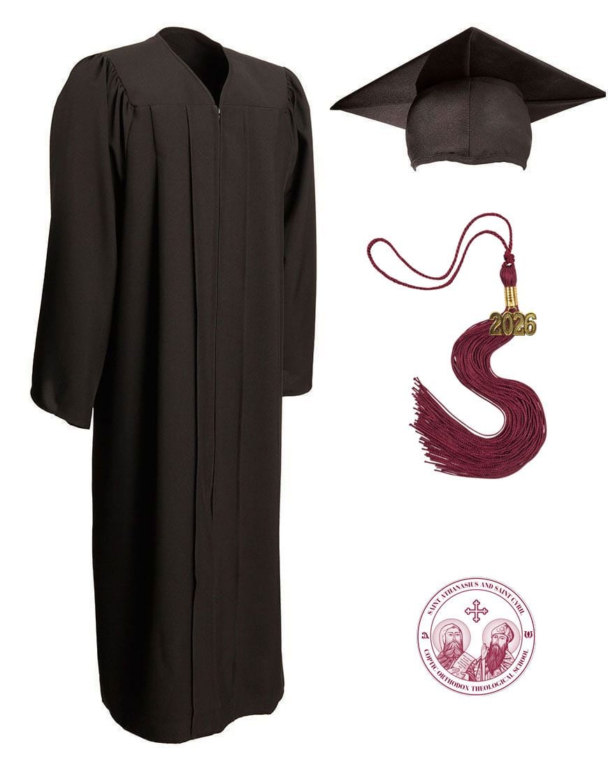 ACTS Black Repreve Matte Graduation Cap, Gown, & Tassel