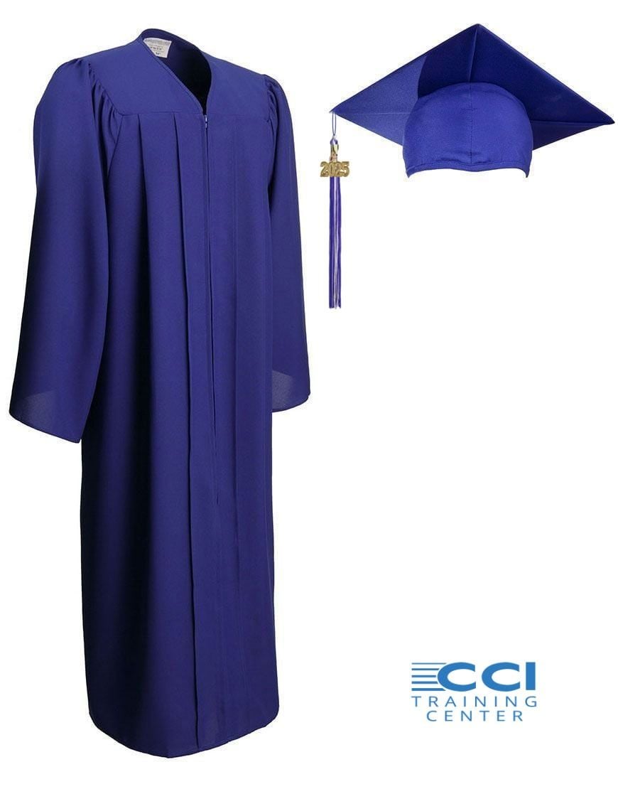 CCI Training Center - Royal Cap, Gown & Tassel