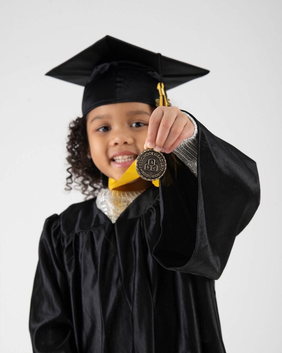Child Preschool Medal With Ribbon