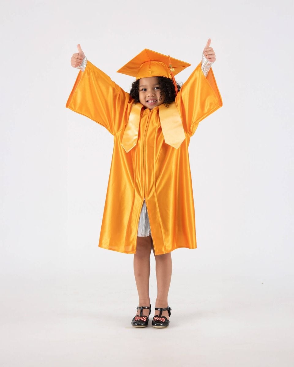 Kindergarten Graduation Cap Gown Set with Tassel Graduation Stole... Kindergarten Graduation Cap Gown Set with Tassel Graduation Stole...