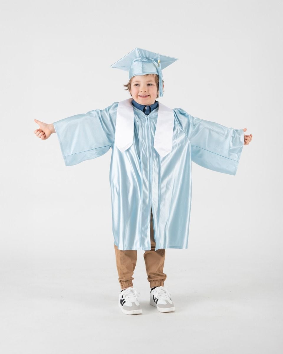 green emerald velvet dress Preschool Graduation Astronaut Medal with Rainbow Neck Ribbon
