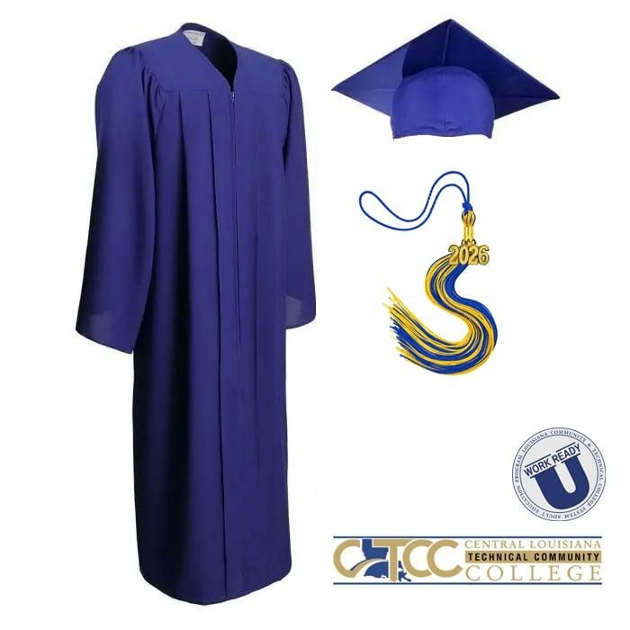 Central Louisiana Technical Community College Cap, Gown & Tassel