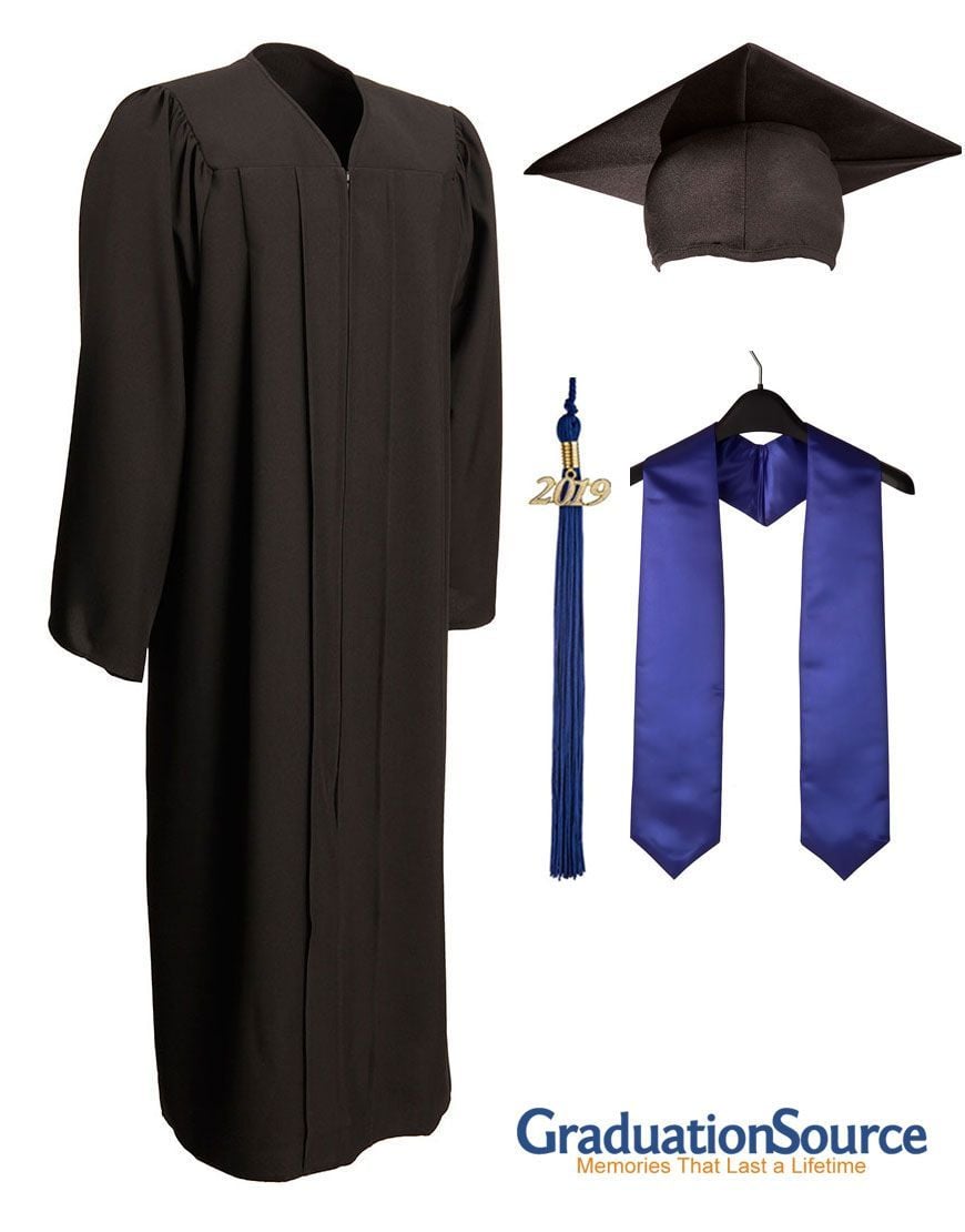 Demo Academy Cap, Gown, Tassel & Stole