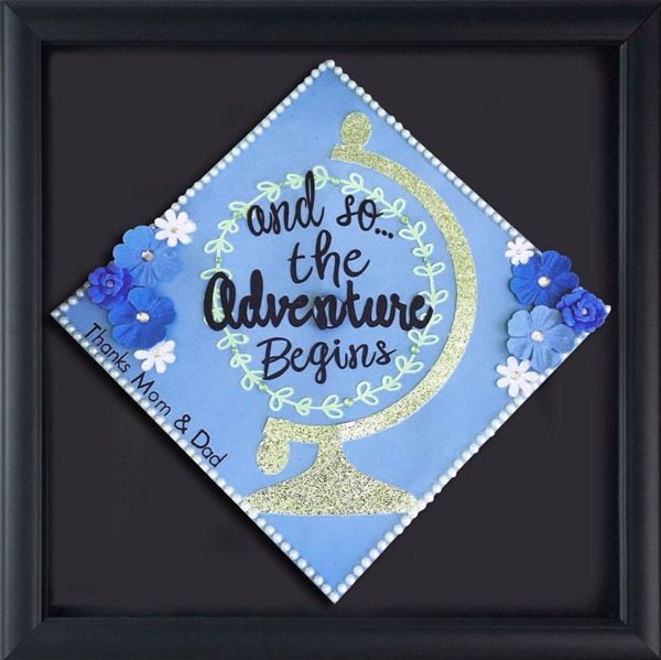 Graduation Cap Keepsake Frame