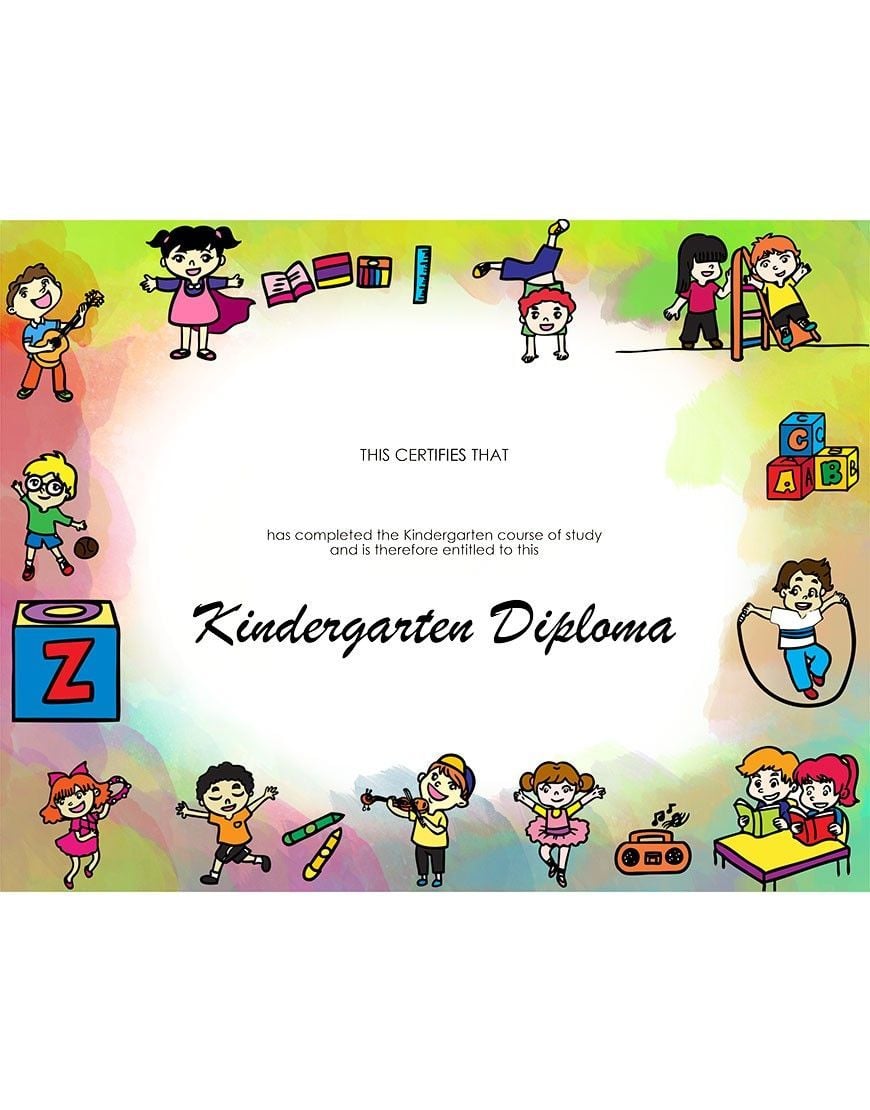 Kindergarten Diploma