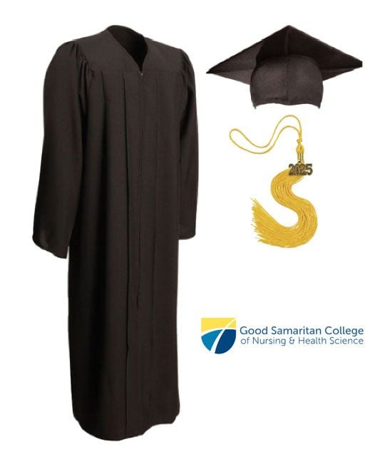 Good Samaritan College of Nursing & Health Science Matte Graduation Cap, Gown & Tassel