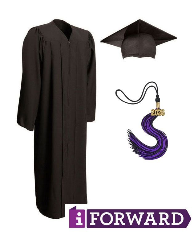iForward Wisconsin Cap, Gown & Tassel