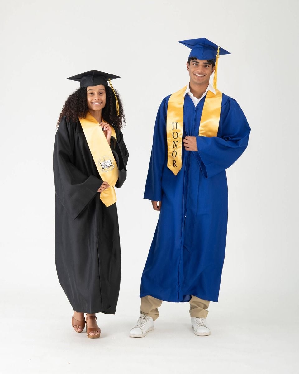 Imprinted Gold Summa Cum Laude Stole