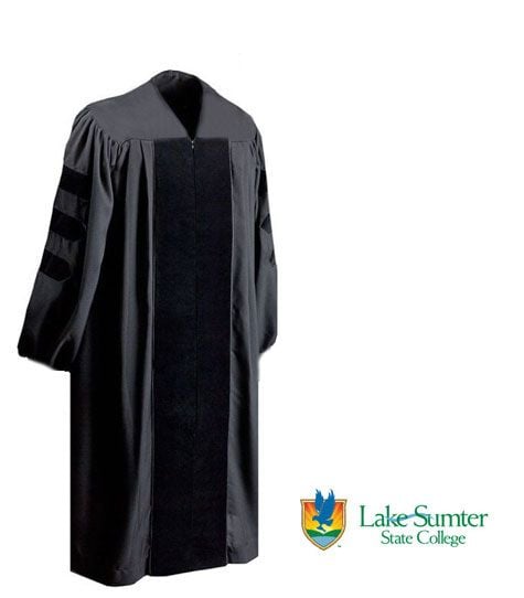Lake Sumter Faculty Doctorate Matte Graduation Gown Only