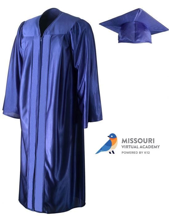 Missouri Virtual Academy - Royal Blue Cap & Gown (MOVA Campus)