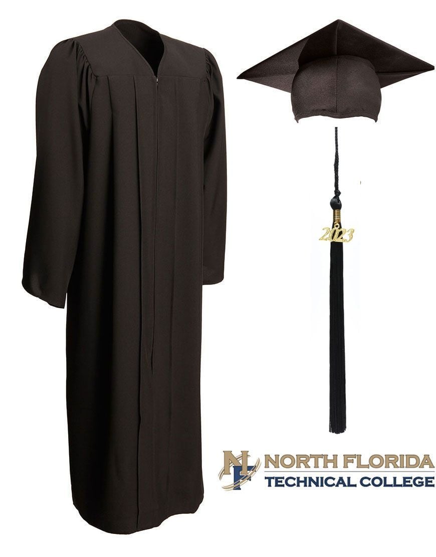 North Florida Technical College - Graduation Cap, Gown & Tassel