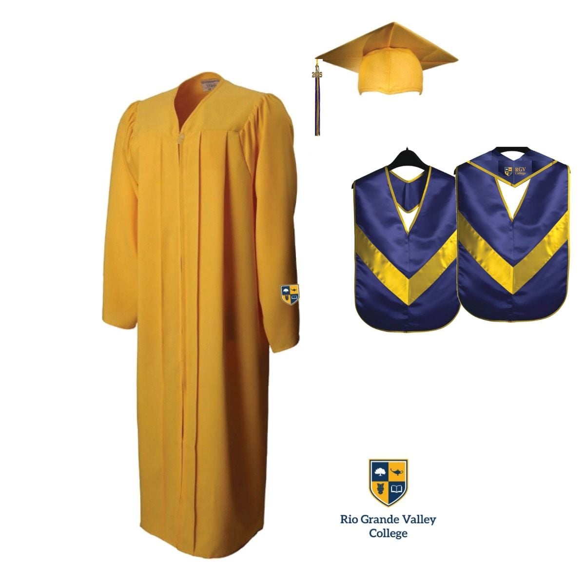Gold Cap, Gown & Tassel (Physical Therapy  Assistants)