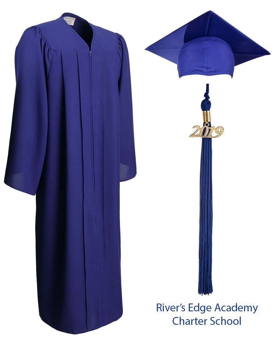 Rivers Edge Academy Charter School Graduation Cap, Gown & Tassel