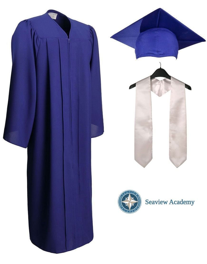Seaview Academy - Royal Cap, Gown & Stole