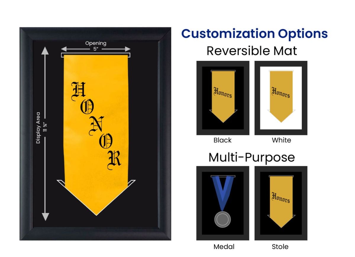 Stole or Medal Display Frame