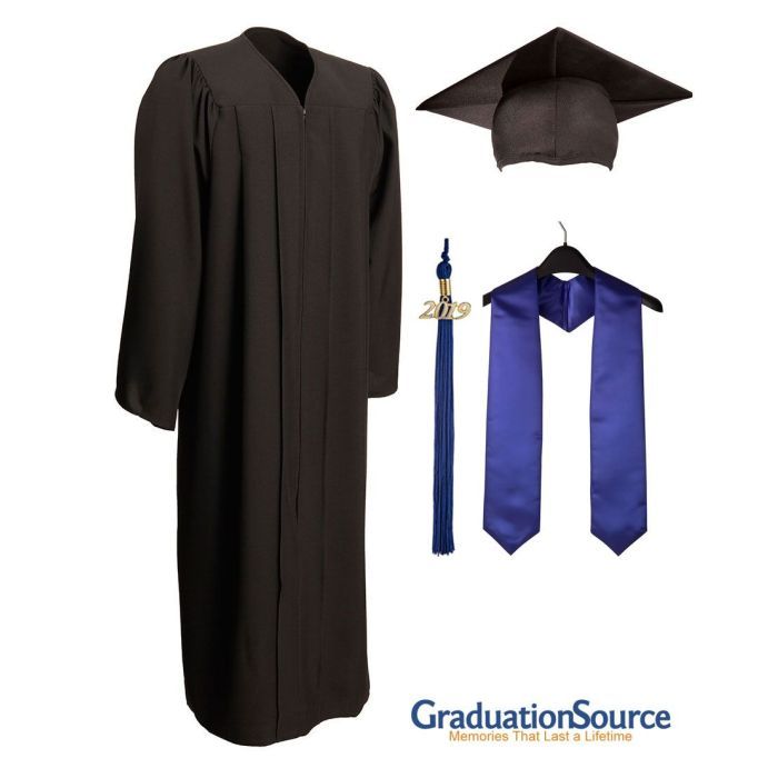 Demo Graduation Cap, Gown, Tassel and Stole GraduationSource