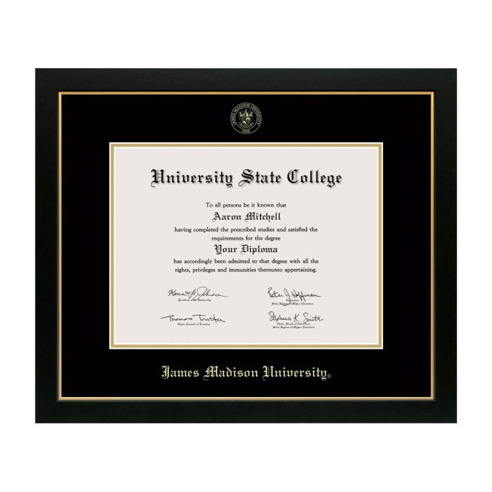 James Madison University Diploma Frame
