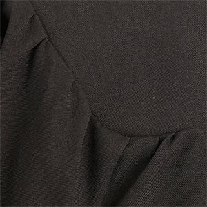 Black matte graduation fabric swatch