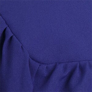 Royal Blue matte graduation fabric swatch