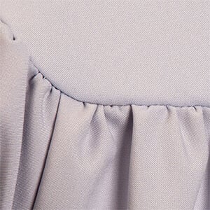 Silver matte graduation fabric swatch
