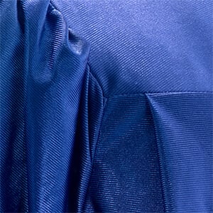 Royal Blue shiny graduation gown fabric