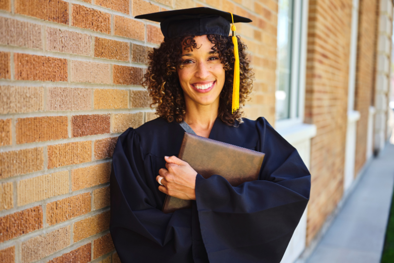 Eco-friendly graduation gowns made from recycled materials