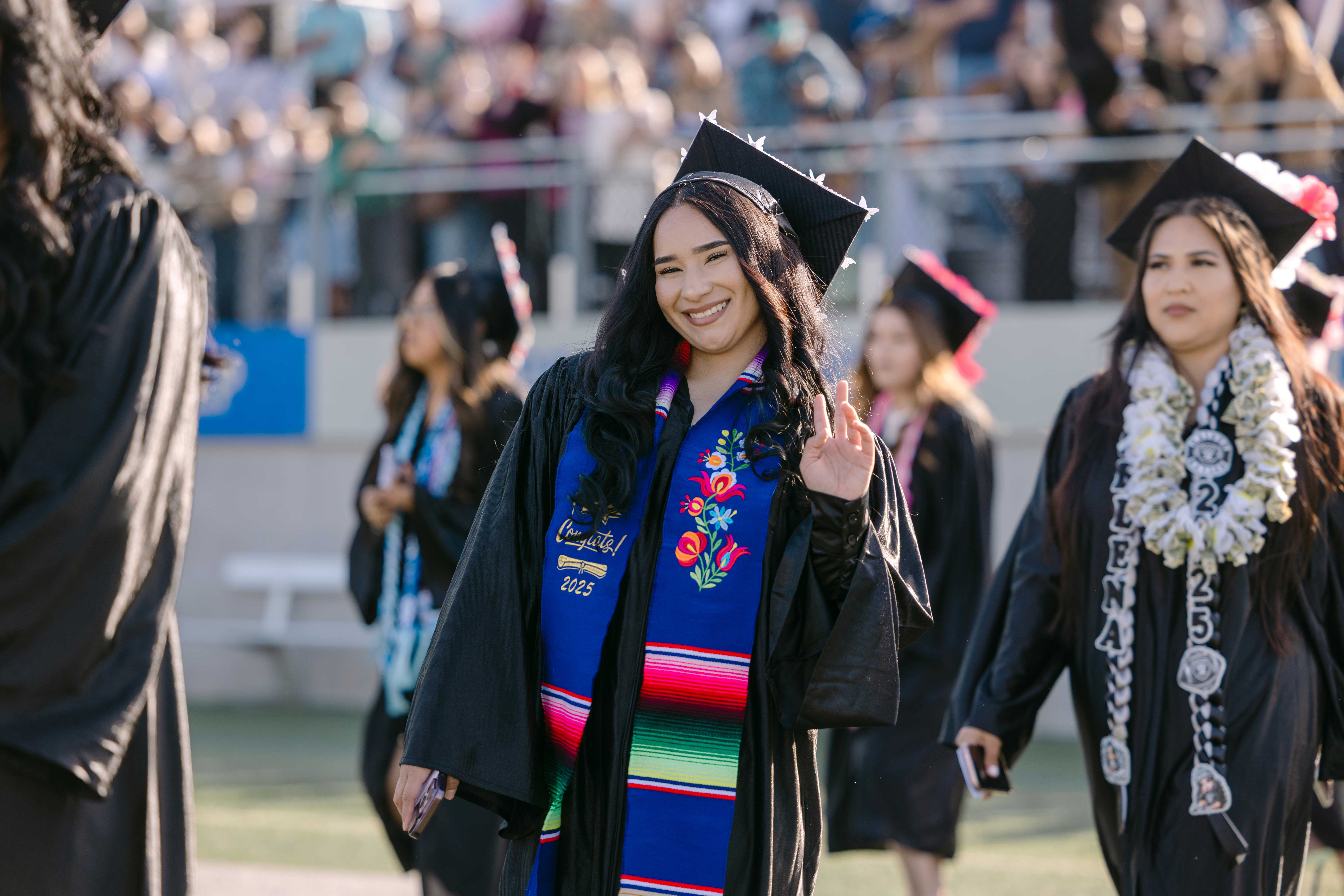 Graduates celebrating a milestone achievement