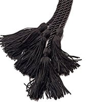 Black Double Graduation Honor Cord