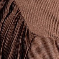 Brown Shiny Graduation Gown Color Swatch