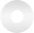 white circle on white square