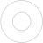 white circle on white square